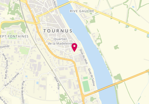 Plan de GOUGET Arnaud, 5 Rue Rougelet, 71700 Tournus
