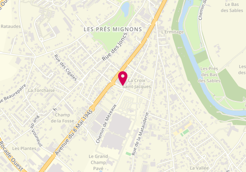 Plan de HUMMEL Cécile, 1 Rue Georges Leclanché, 86000 Poitiers