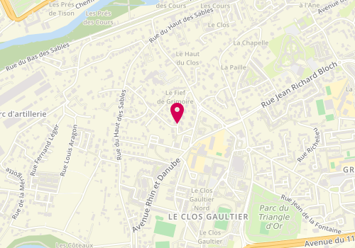 Plan de HUSSEINI Khaled, 34 Rue du Pied de Grolle, 86000 Poitiers