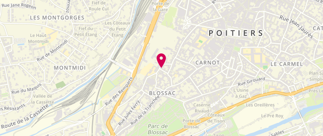 Plan de LALEU Philippe, 4 Rue du Général Demarcay, 86000 Poitiers