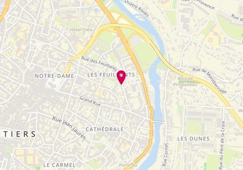 Plan de GANDON Pierre, 11 Ter Rue des Feuillants, 86000 Poitiers