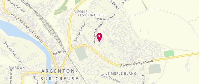 Plan de ADNANE Samir, 1 Rue du Clos Saint Joseph, 36200 Argenton-sur-Creuse