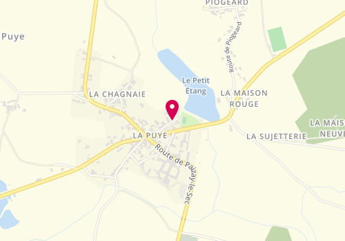 Plan de FAURIE Arnaud, 17 Place de la Mairie, 86260 La Puye