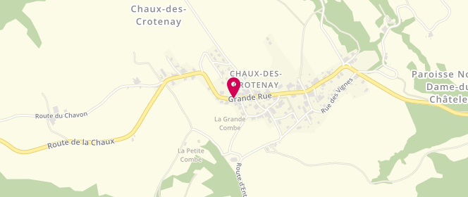 Plan de HENRIET Noémie, 16 Bis Grande Rue, 39150 Chaux-des-Crotenay