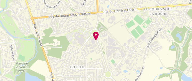 Plan de COSSARD-JAULIN Véronique, 68 Boulevard Léon Martin, 85000 La Roche-sur-Yon