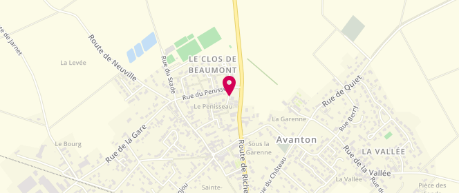 Plan de BERTHONNEAU Maxime, 46 Rue des Mûriers, 86170 Avanton