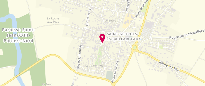 Plan de LEGRAND Philippe, 9 Allée Rene Allamachere, 86130 Saint-Georges-lès-Baillargeaux