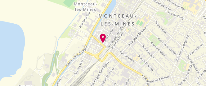 Plan de ROVILLE Philippe, 50 Rue Carnot, 71300 Montceau-les-Mines