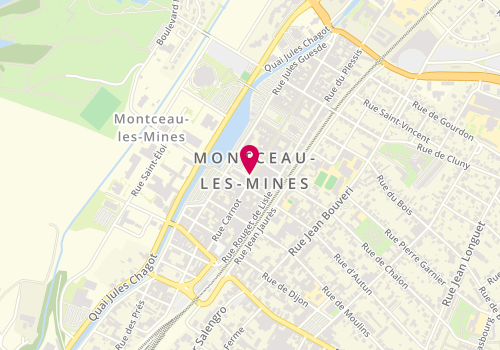 Plan de LERAT Dominique, 18 Rue Carnot, 71307 Montceau-les-Mines