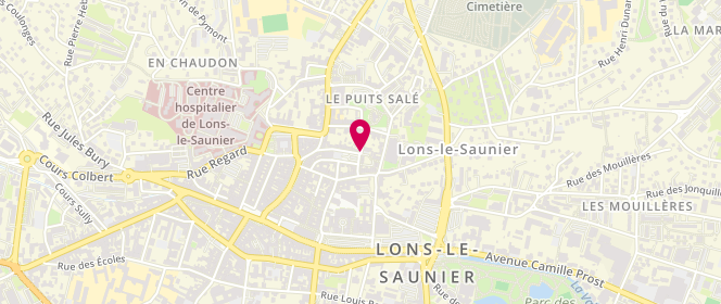 Plan de VUILLEMIN Philippe, 1 Rue de Balerne, 39000 Lons-le-Saunier