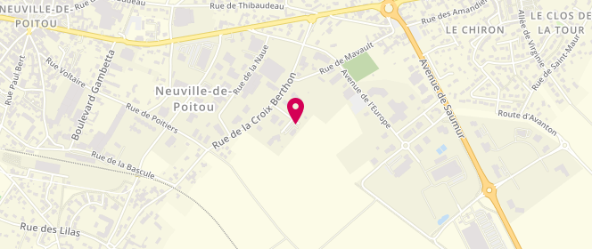 Plan de MARCHANDIN Anaïs, 9 Rue de l'Outarde Canepetière, 86170 Neuville-de-Poitou