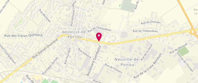 Plan de TOKO SIME Nicolas, 34 Rue Alphonse Plault, 86170 Neuville-de-Poitou