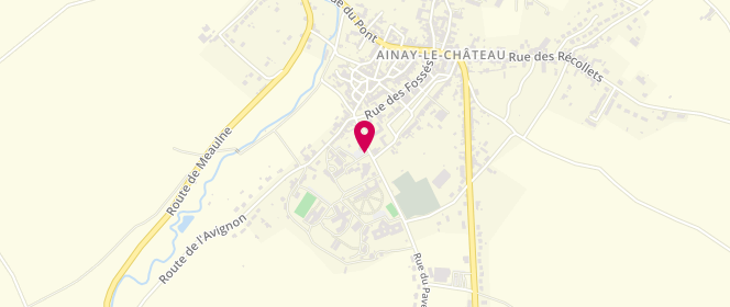 Plan de DJAHMOUN-RABEHI Zhour, 6 Bis Rue du Pave, 03360 Ainay-le-Château