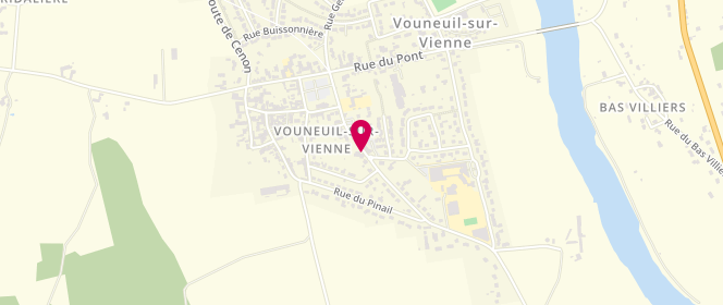 Plan de RUBI Matthieu, 16 Rue Jean Jaurès, 86210 Vouneuil-sur-Vienne
