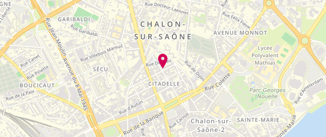 Plan de HAGRY Olivier, 12 Rue Saint Alexandre, 71100 Chalon-sur-Saône