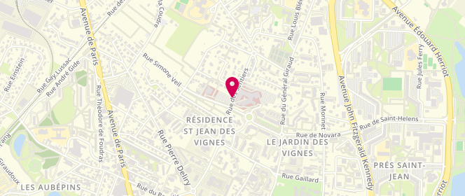 Plan de BAUDELET Thierry, 27 Rue des Sentiers, 71100 Chalon-sur-Saône