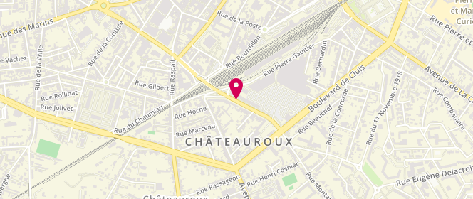 Plan de El BOUZIDI Nour-Eddine, 55 Avenue Charles de Gaulle, 36000 Châteauroux