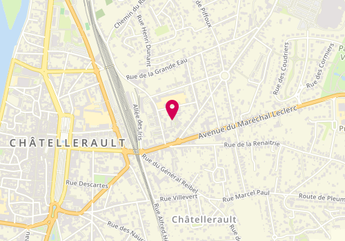 Plan de ZAI Laurence, 17 Avenue du Marechal Foch, 86100 Châtellerault