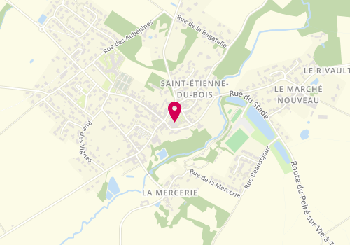 Plan de NALET Adélaïde, 6 Place de l'Église, 85670 Saint-Étienne-du-Bois