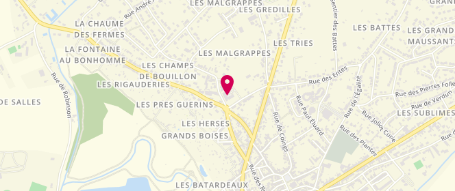 Plan de REBOTIER Max-Louis, 1 Rue Mis et Thiennot, 36130 Déols