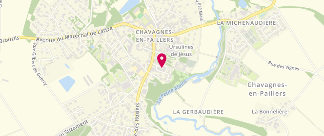 Plan de NICOLLEAU Aline, 12 Place des Arcades, 85250 Chavagnes-en-Paillers