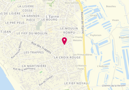 Plan de TANGUY Luc, 59 Rue de l'Hotel de Ville, 85740 L'Épine
