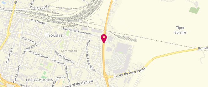 Plan de MAHDJOUB Benaouda, 20 Boulevard de Diepholz, 79100 Thouars