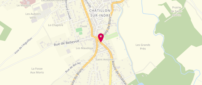 Plan de CLUZEAU Frédéric, 11 Route de Chateauroux, 36700 Châtillon-sur-Indre