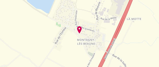 Plan de BAILLY LANG Géraldine, 19 Rue Pisserotte, 21200 Montagny-lès-Beaune