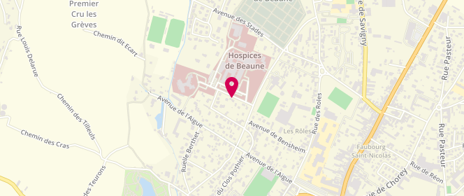Plan de FESQUET Marie Pierre, Rue Rene Payot, 21200 Beaune