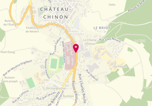 Plan de GHRER Akram, 42 Rue J M Thevenin, 58120 Château-Chinon (Ville)