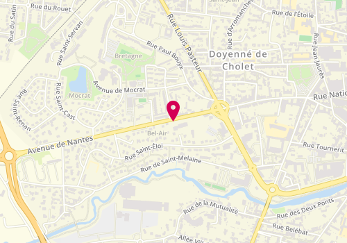Plan de SOULARD Jean Pierre, 25 Avenue de Nantes, 49300 Cholet