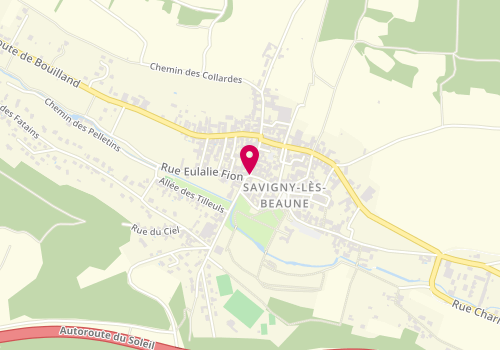 Plan de MOREL Baptiste, 19 Rue Vauchey Véry, 21420 Savigny-lès-Beaune
