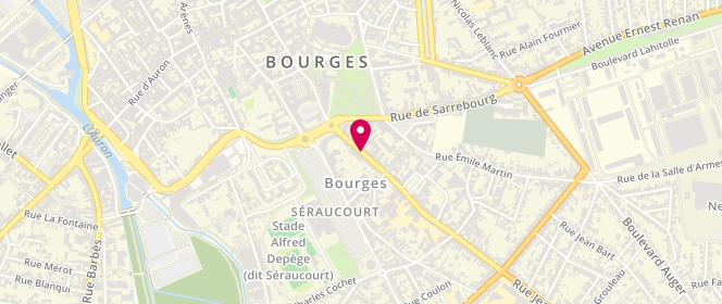 Plan de MALIDOR Daniel, 8 Rue Jean Baffier, 18000 Bourges