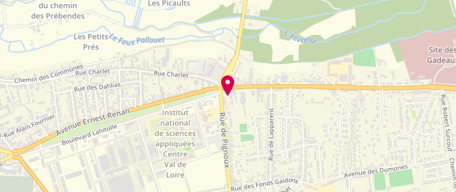 Plan de DUCHENE Olivier, 1 Bis Rue de Pignoux, 18000 Bourges