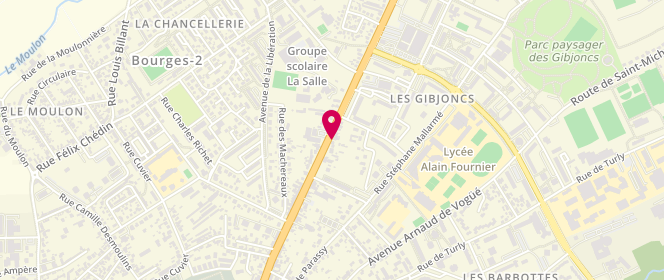 Plan de L'HUILLIER Françoise, 158 Avenue du General de Gaulle, 18000 Bourges