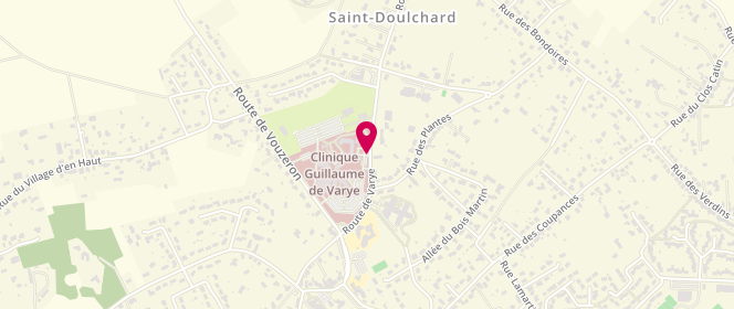 Plan de BUCHON Dominique, 251 Route de Varye, 18230 Saint-Doulchard