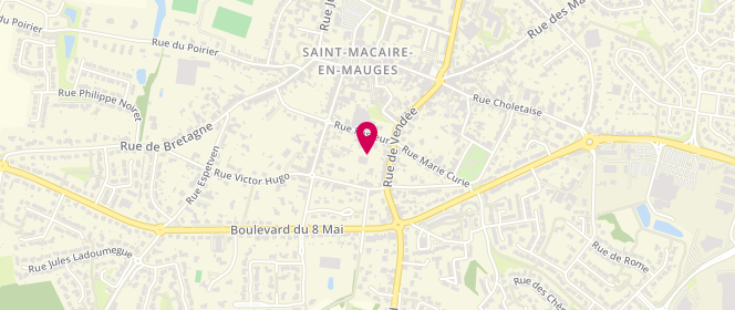 Plan de SALAUN Pauline, 5 Rue Pasteur, 49450 Sèvremoine