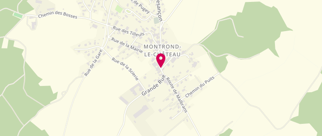 Plan de TRUONG Laurent, 7 Rue de la Fromagerie, 25660 Montrond-le-Château