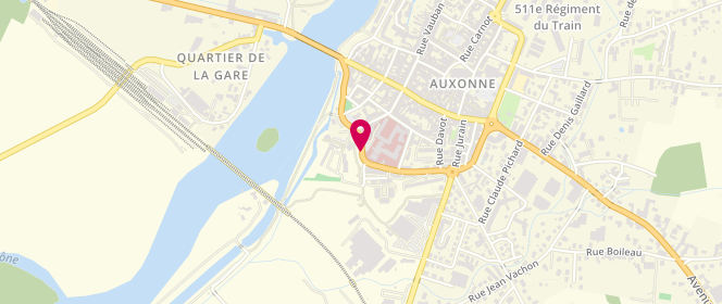 Plan de FEDERICO Anne-Clémence, Rue du Chateau, 21130 Auxonne