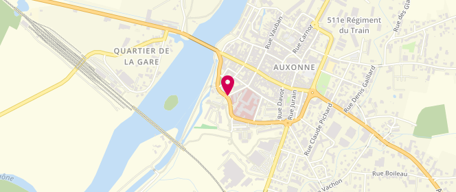 Plan de DUPONT Gwendoline, 5 Rue du Château, 21130 Auxonne