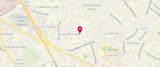 Plan de MALLET Sandrine, 24 Rue de la Garillere, 44230 Saint-Sébastien-sur-Loire