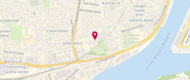 Plan de DONNY Elodie, 13 Rue de la Brianderie, 44100 Nantes