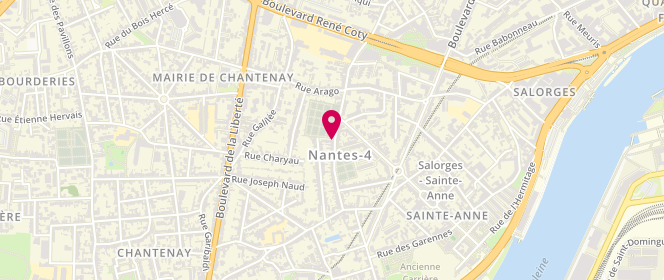 Plan de OMON Edith, 90 Rue Amiral du Chaffault, 44100 Nantes