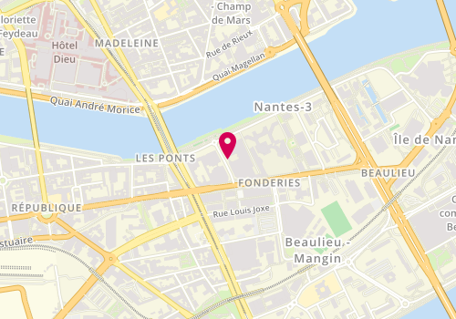 Plan de WAHBI Anaïs, 75 Rue des Francais Libres, 44200 Nantes