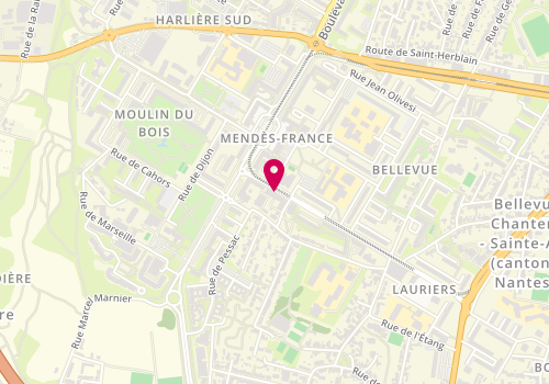Plan de MALGORN Gwenaëlle, 29 Rue Romain Rolland, 44100 Nantes