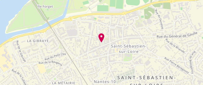 Plan de ROUCOU Béatrice, Place Cambronne, 44230 Saint-Sébastien-sur-Loire