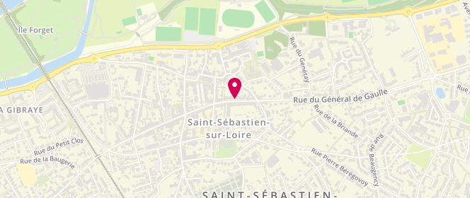 Plan de HOURDEQUIN Sylvie, 19 Rue du General de Gaulle, 44230 Saint-Sébastien-sur-Loire