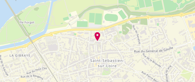 Plan de AUBIN Sandrine, 3 Rue des Prisonniers, 44230 Saint-Sébastien-sur-Loire