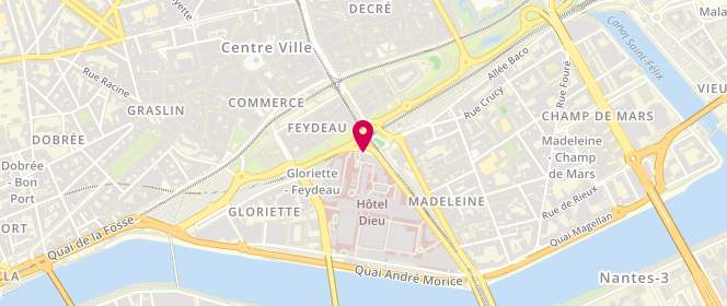 Plan de TOULGOAT Frédérique, 1 Place Alexis Ricordeau, 44093 Nantes